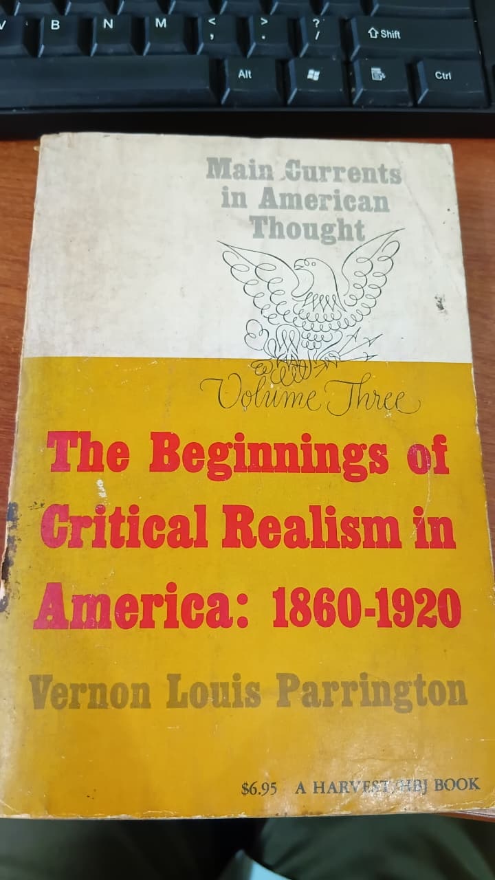 The Begginings of Critical Realism in America: 1860-1920