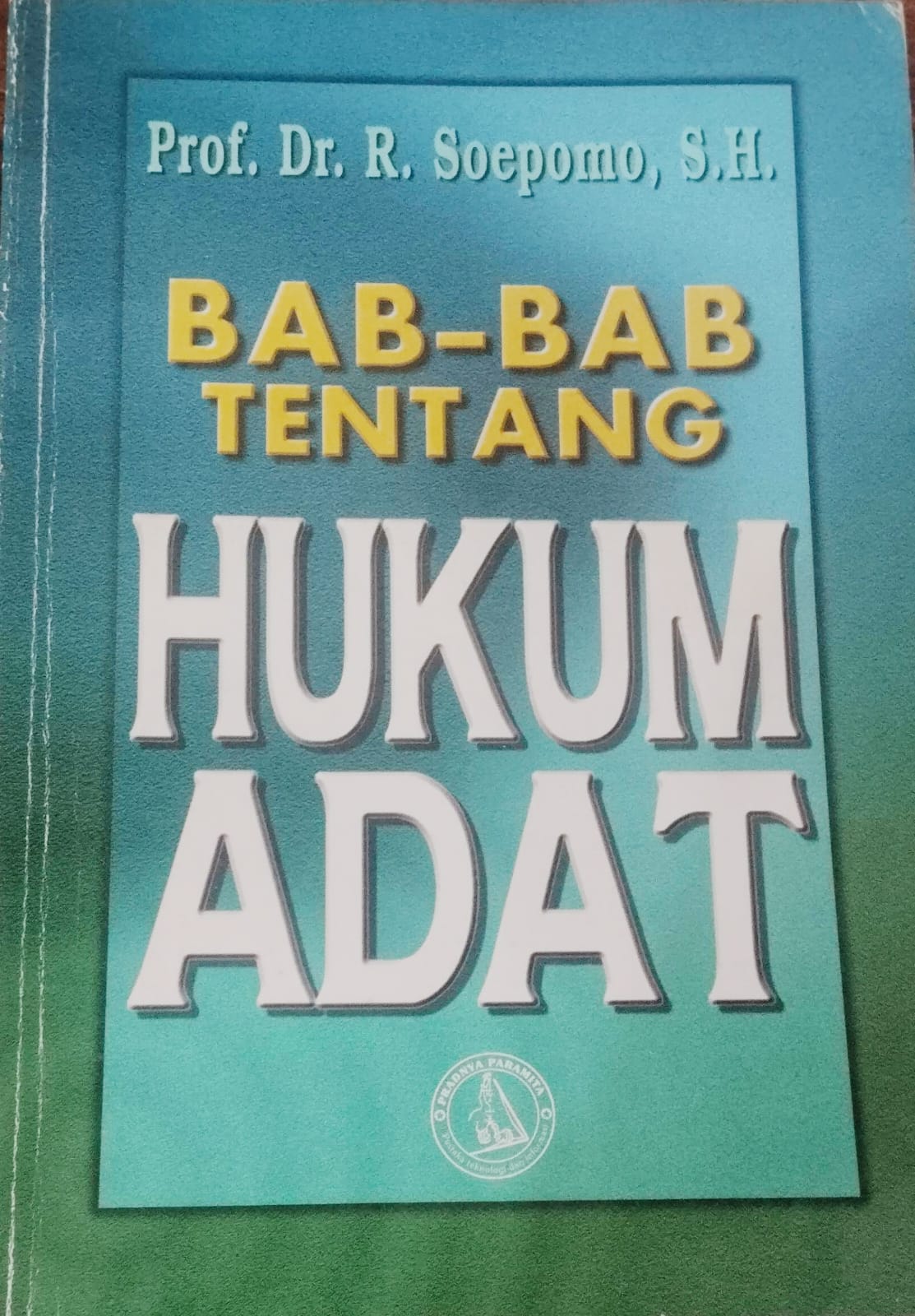 Bab-Bab Tentang Hukum Adat